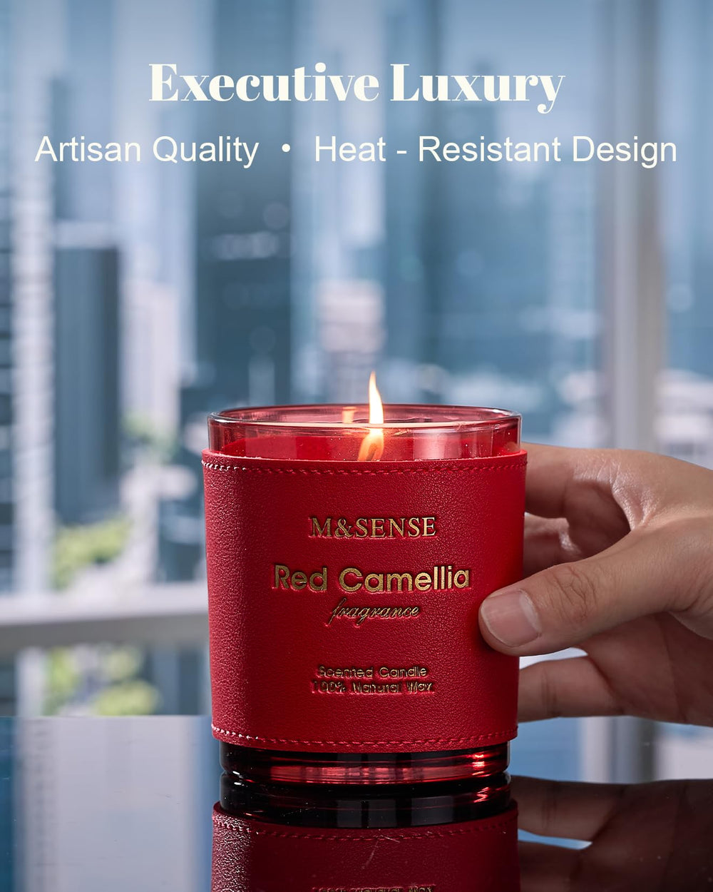Premium gift-ready packaging for M&SENSE candle