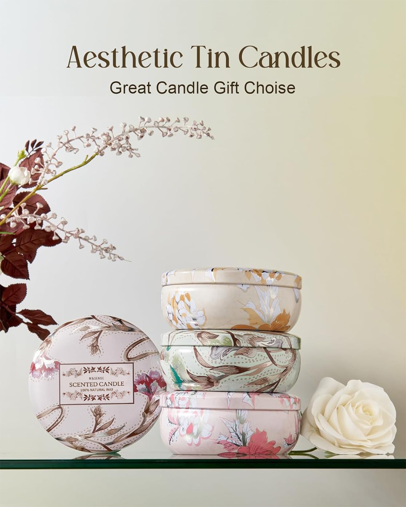 Gift-ready scented candle for women and men
