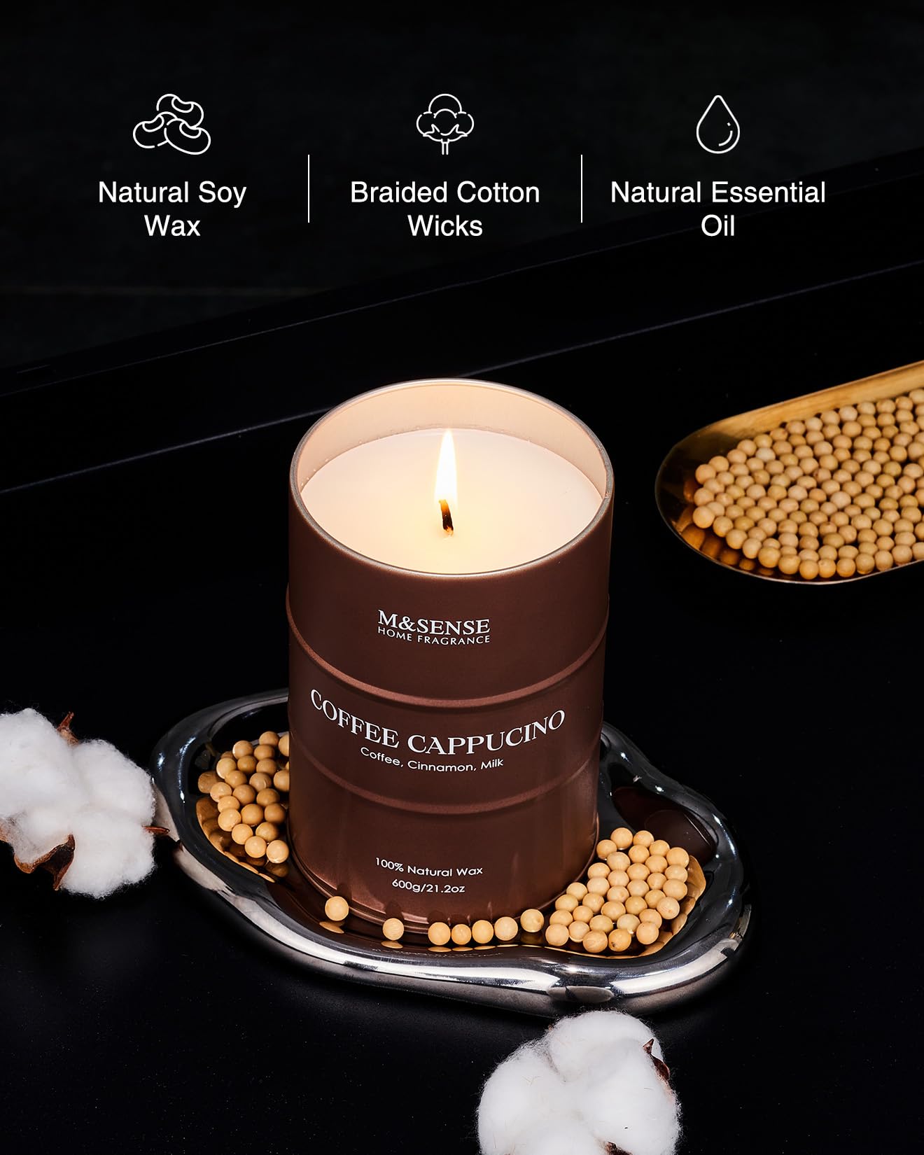 Gift-ready packaging box for M&SENSE candle