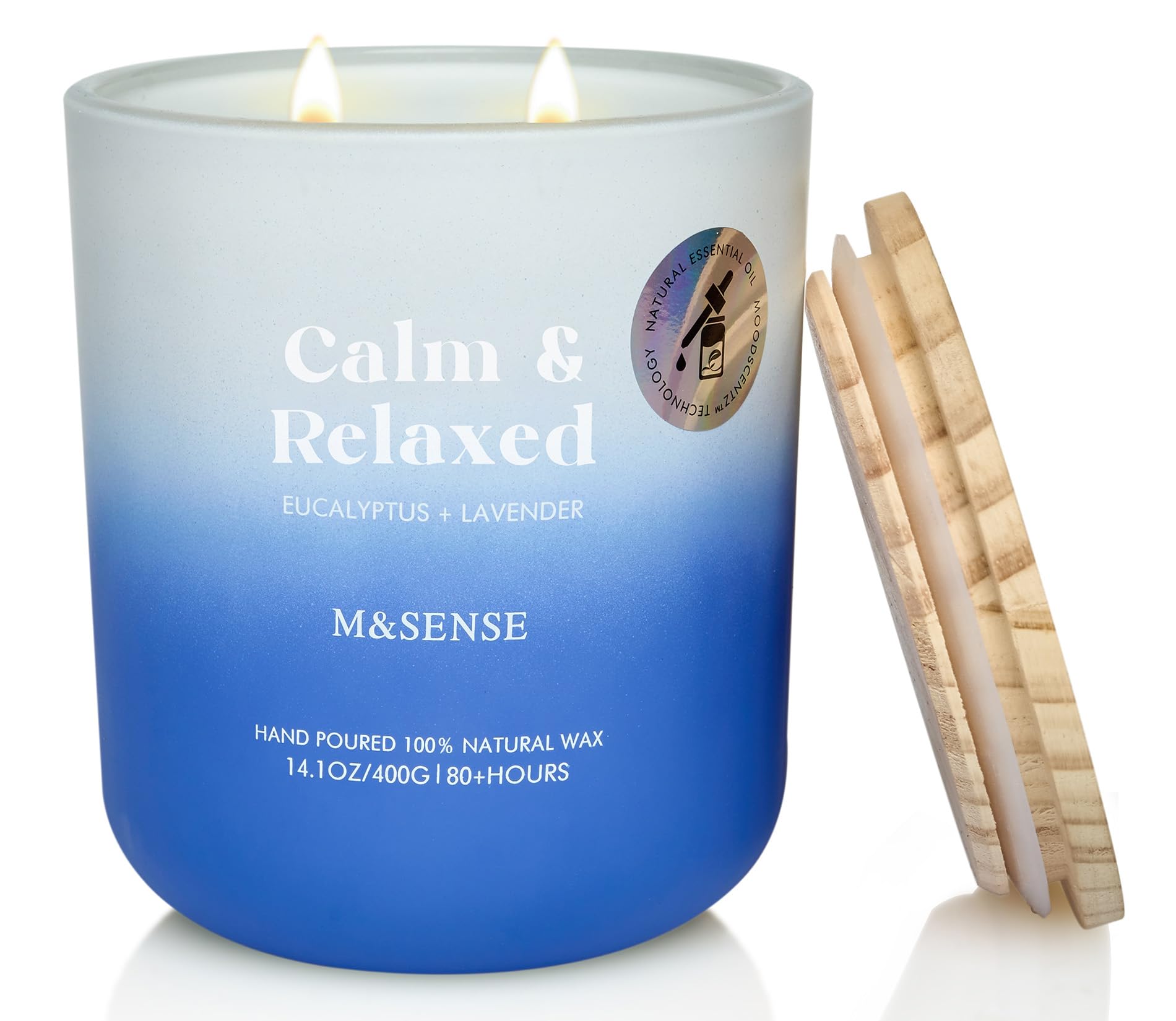 Product image: M&SENSE Eucalyptus Lavender Candle 14.1oz
