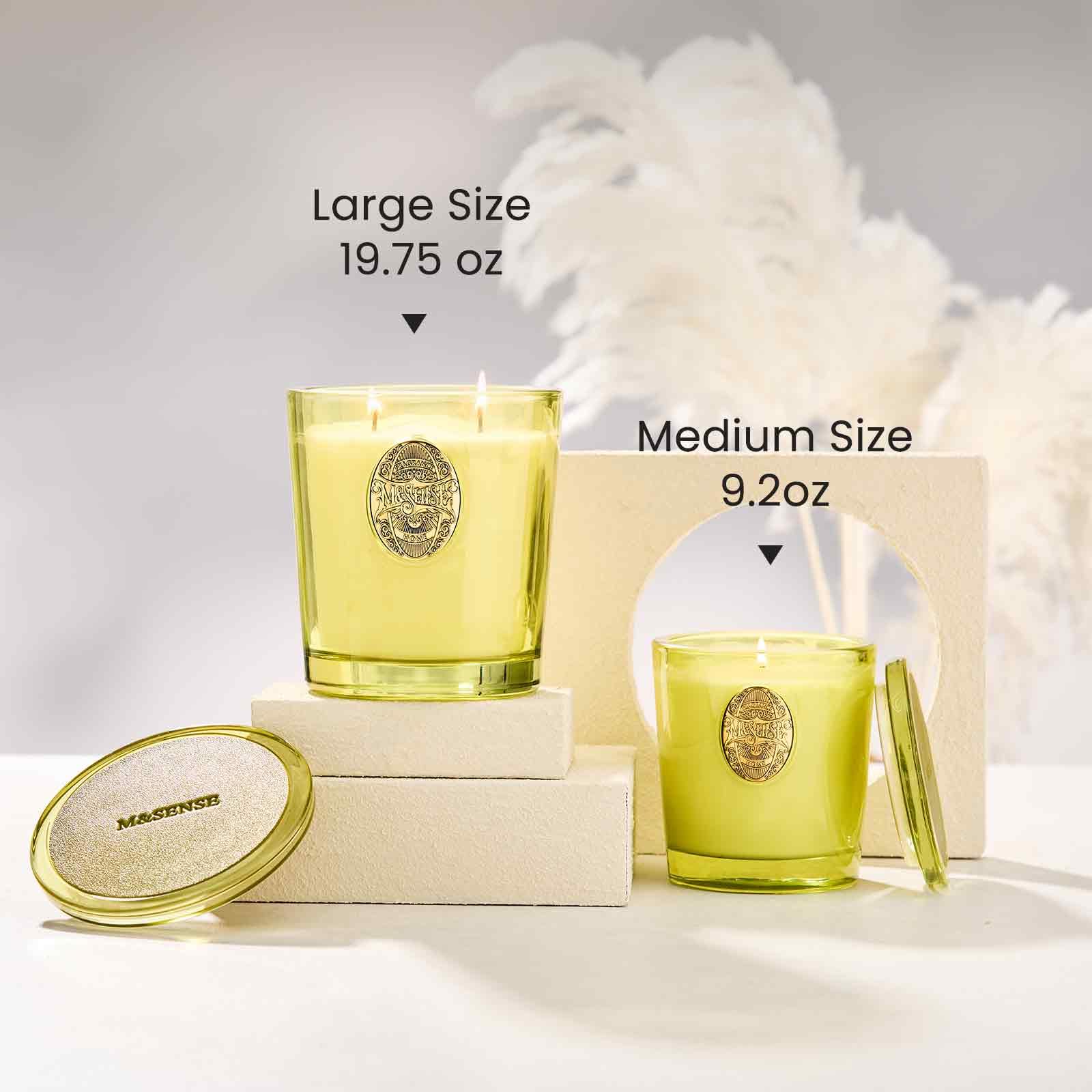 Elegant gift packaging for M&SENSE candle