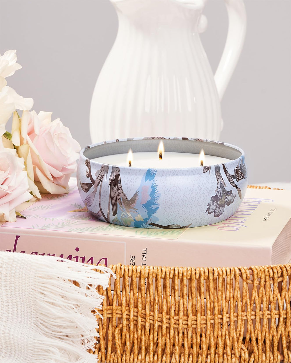 Recyclable tin jar with eco-friendly packaging