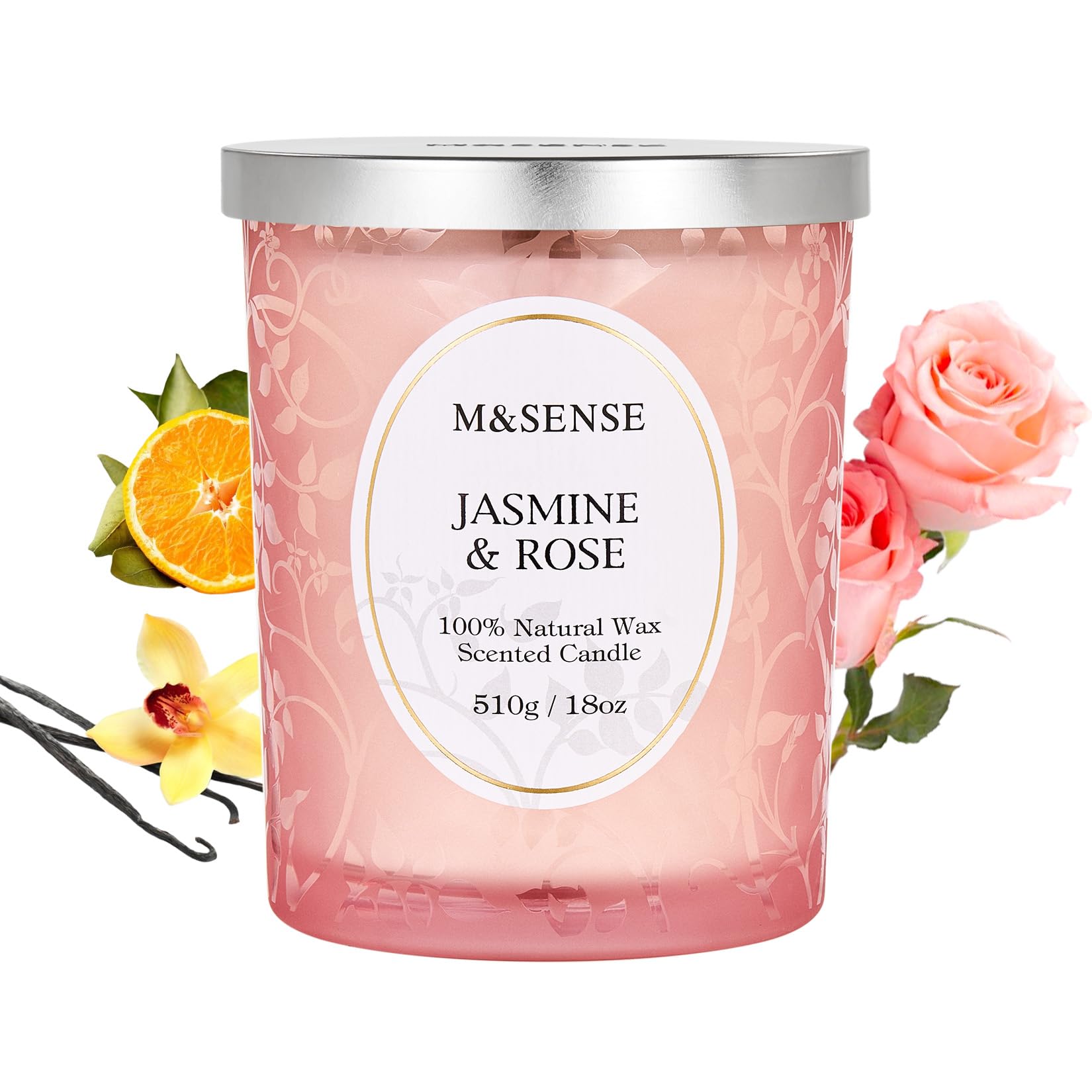 Relaxing aromatherapy candle for home ambiance