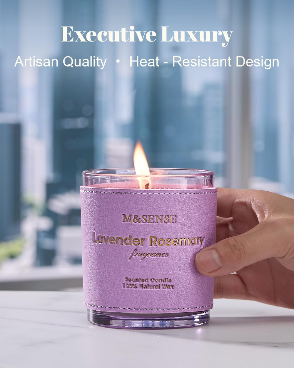 Premium gift packaging for M&SENSE candle