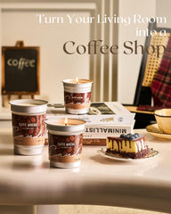M&SENSE Mocha Coffee Candle 12.3oz burn time 75 hours