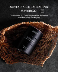 Elegant gift box packaging for M&SENSE Oud Wood candle