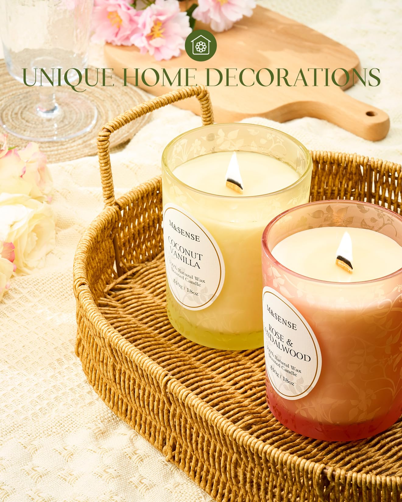 Gift-ready candle in sophisticated matte packaging
