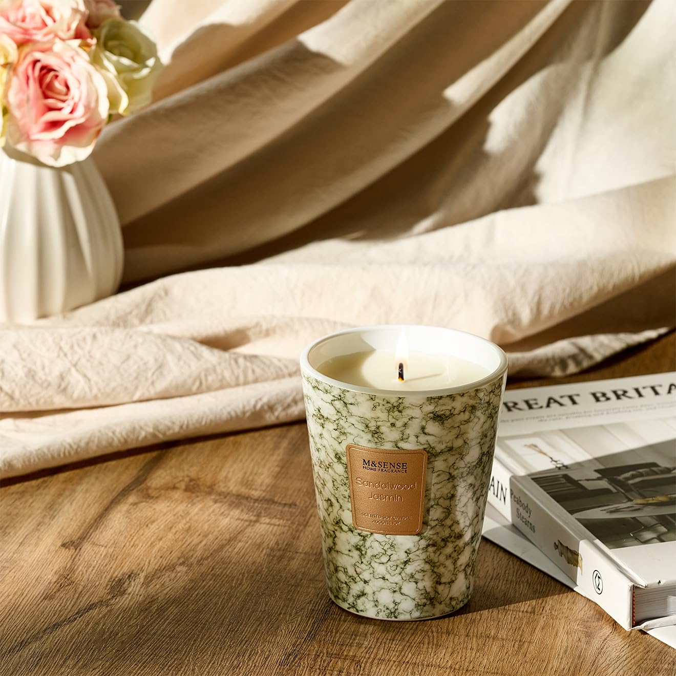 Elegant jar candle as home decor and gift option