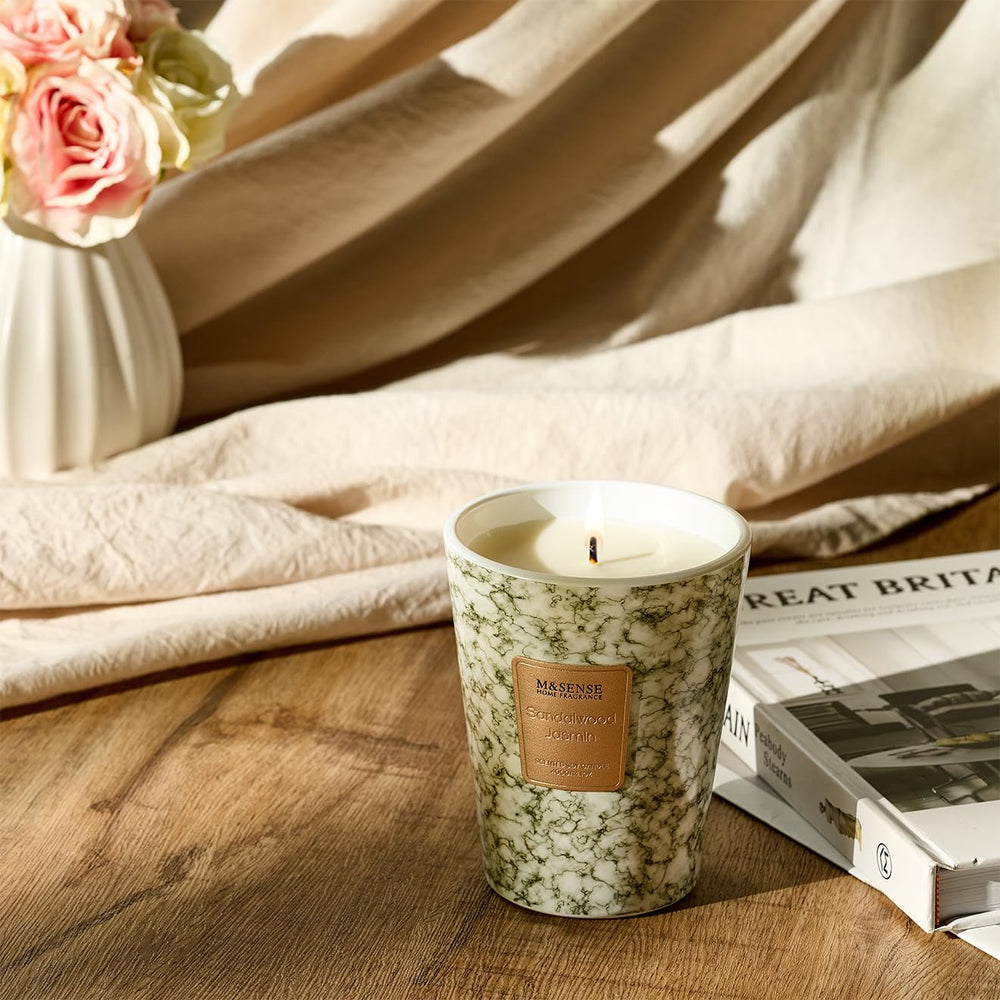 Elegant jar candle as home decor and gift option
