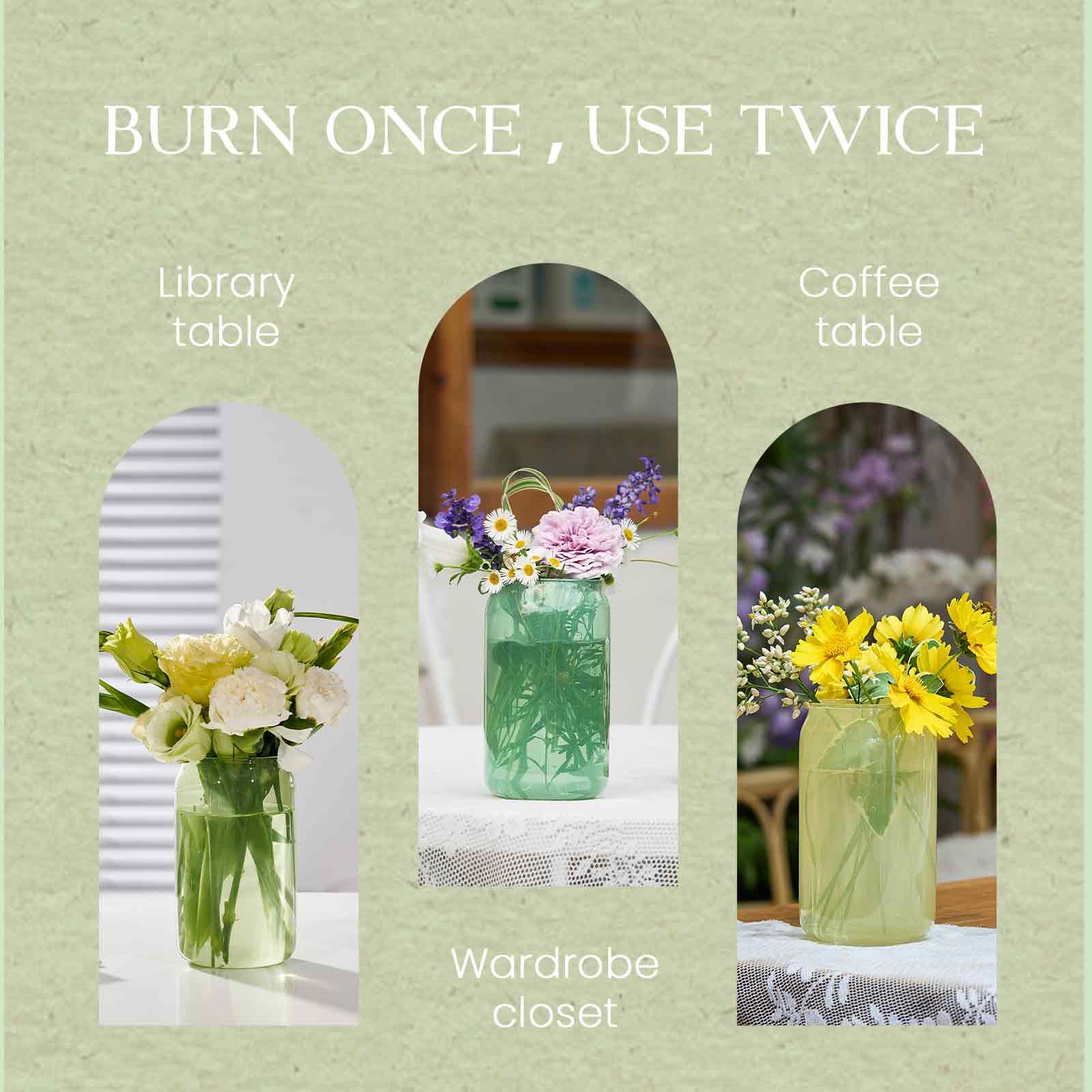 Scent Garden Series branding artwork and packaging.