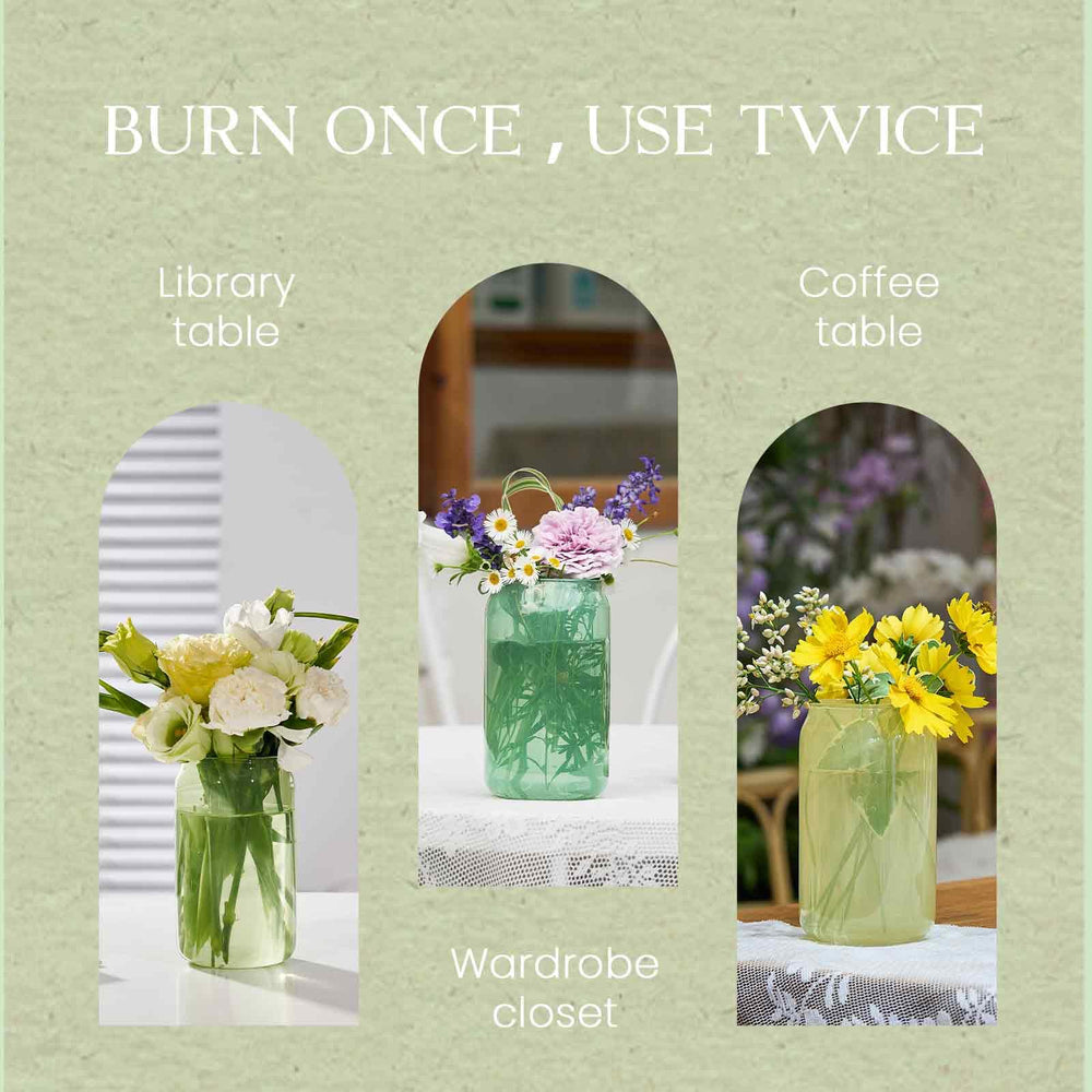 Scent Garden Series branding artwork and packaging.