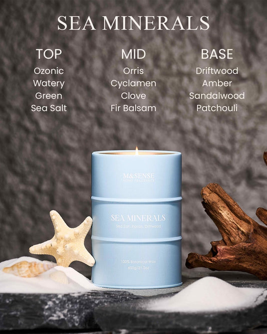 Close-up of natural soy blend wax and palm wax for slow burn