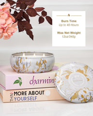 Aesthetic home decor featuring the Sunkissed Citrus candle