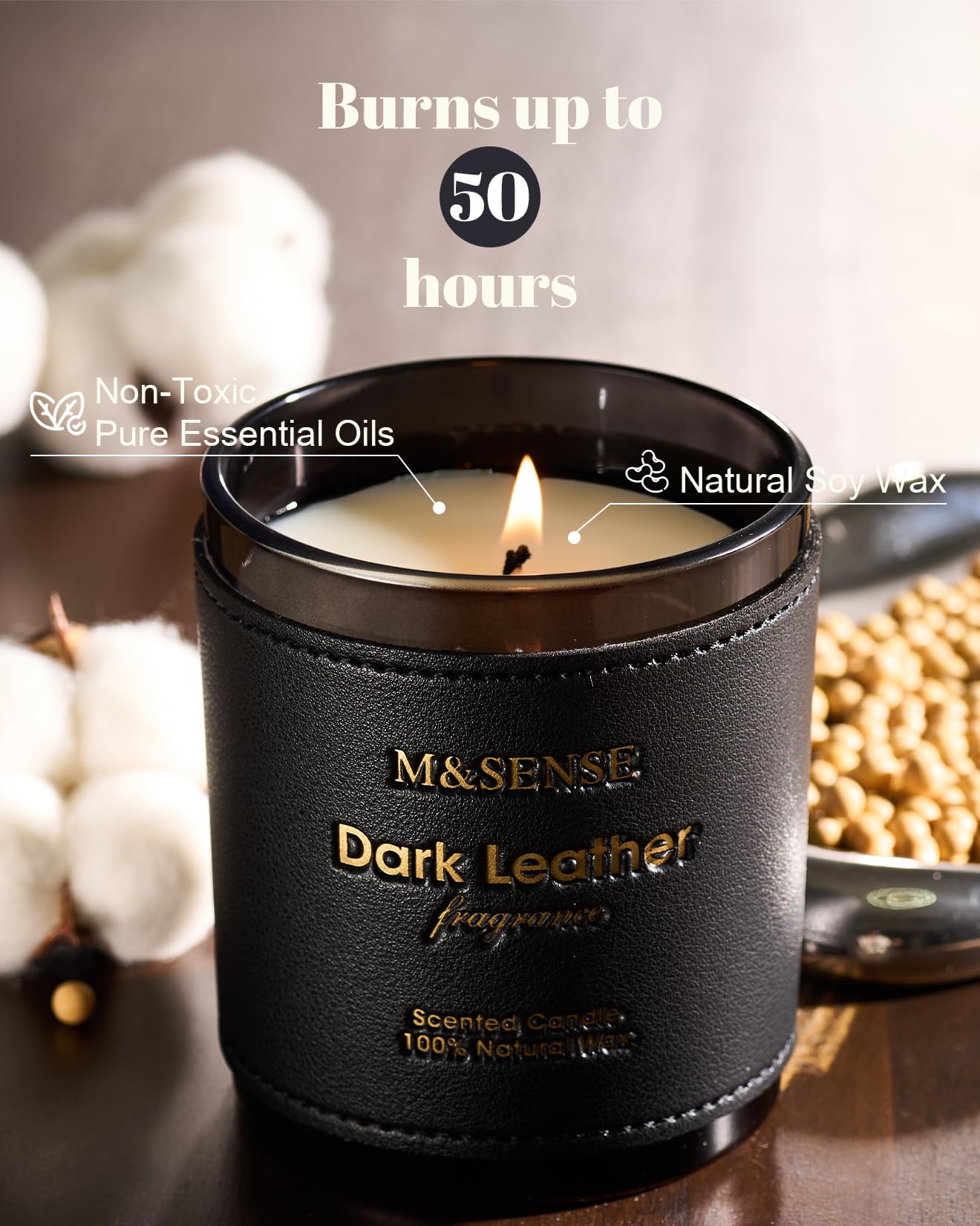 Teakwood Intense fragrance note from M&SENSE candle