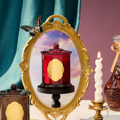 Reusable candle jar after burn for decor or storage