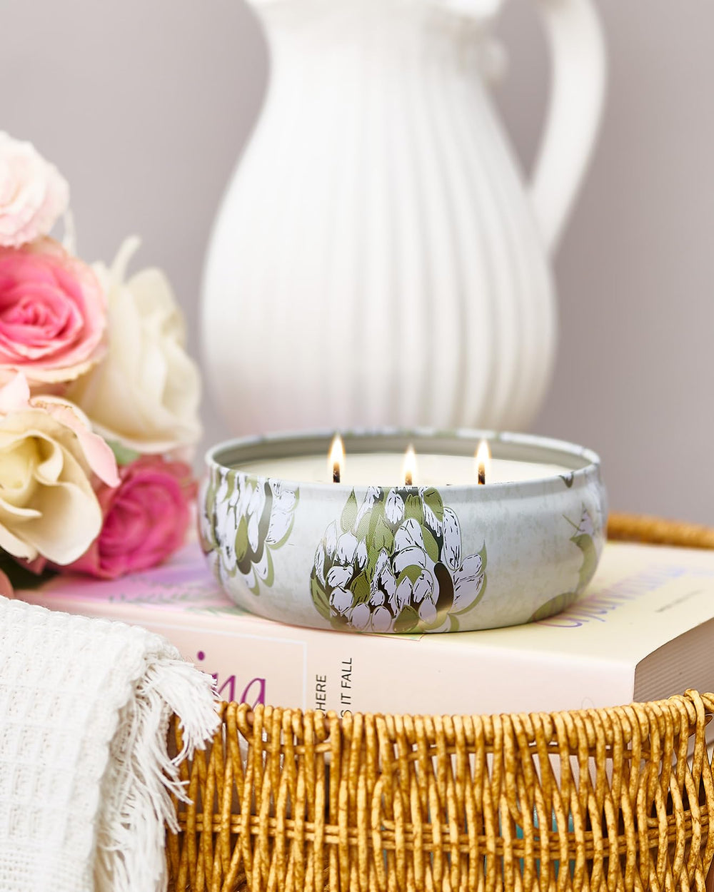 Aesthetic decorative candle for home decor
