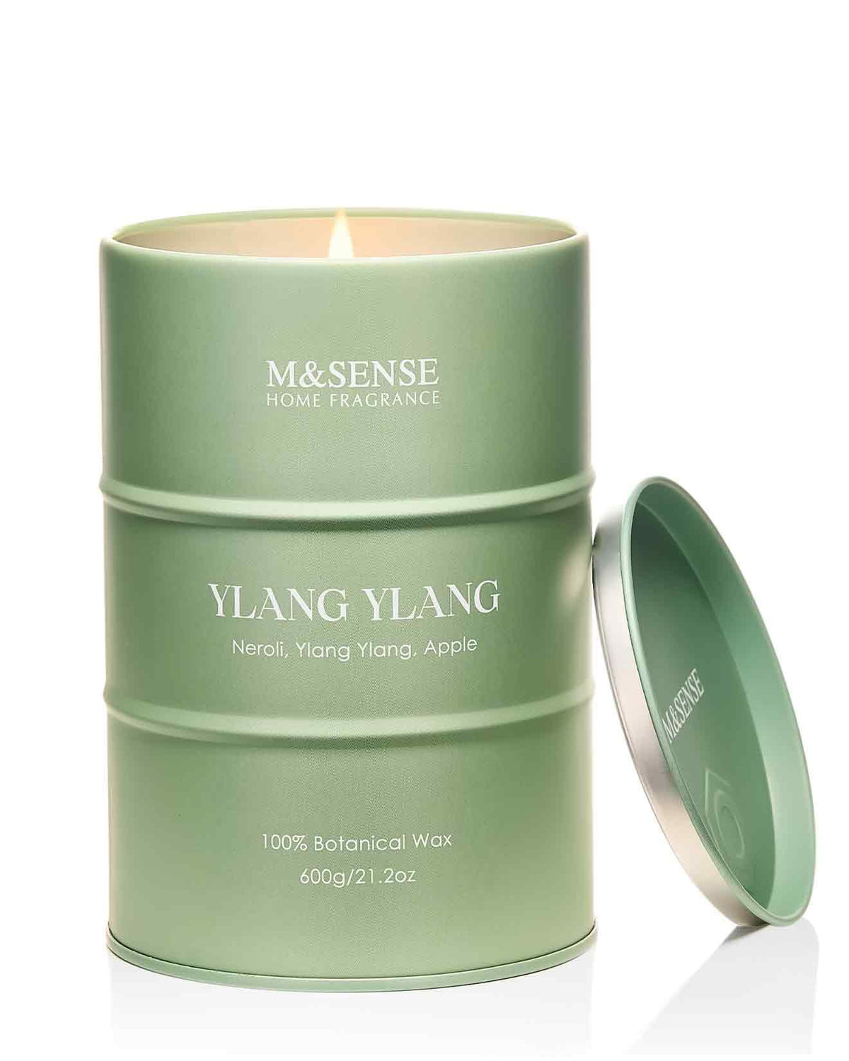 M&SENSE Ylang Ylang scented candle in large 21.2oz tin