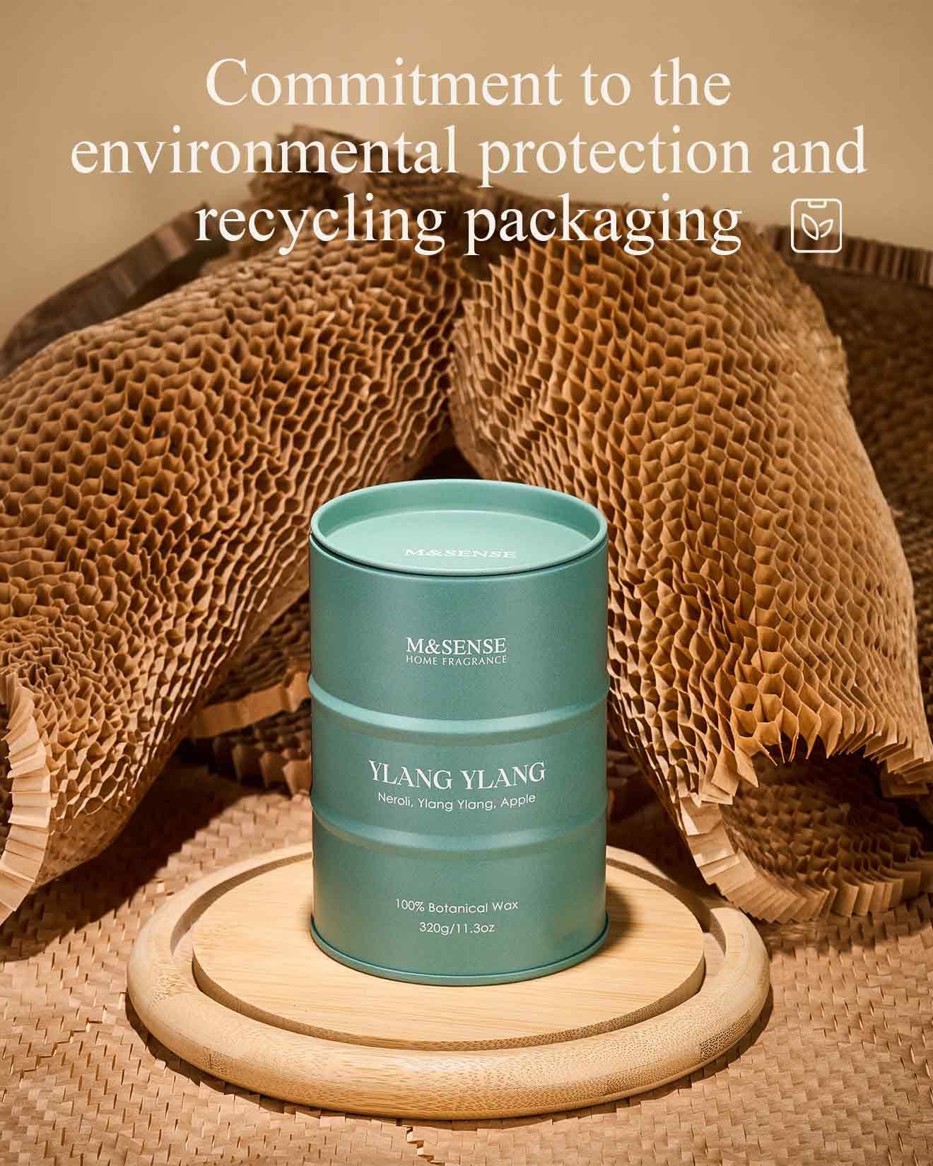 Sustainable tin packaging and recyclable materials
