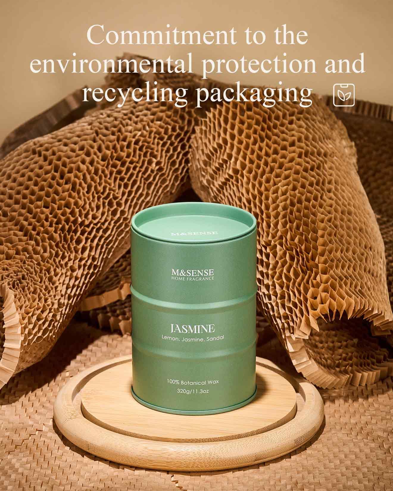 Recyclable tin packaging and sustainable materials