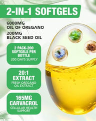 Close-up of oregano oil extract high carvacrol detail