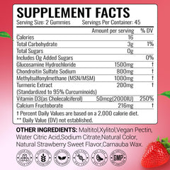 Gluten-free, vegan, and non-GMO joint support gummies