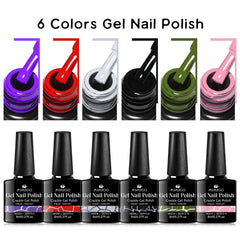 MSRUIOO green crackle gel polish adds fresh, edgy vibe.