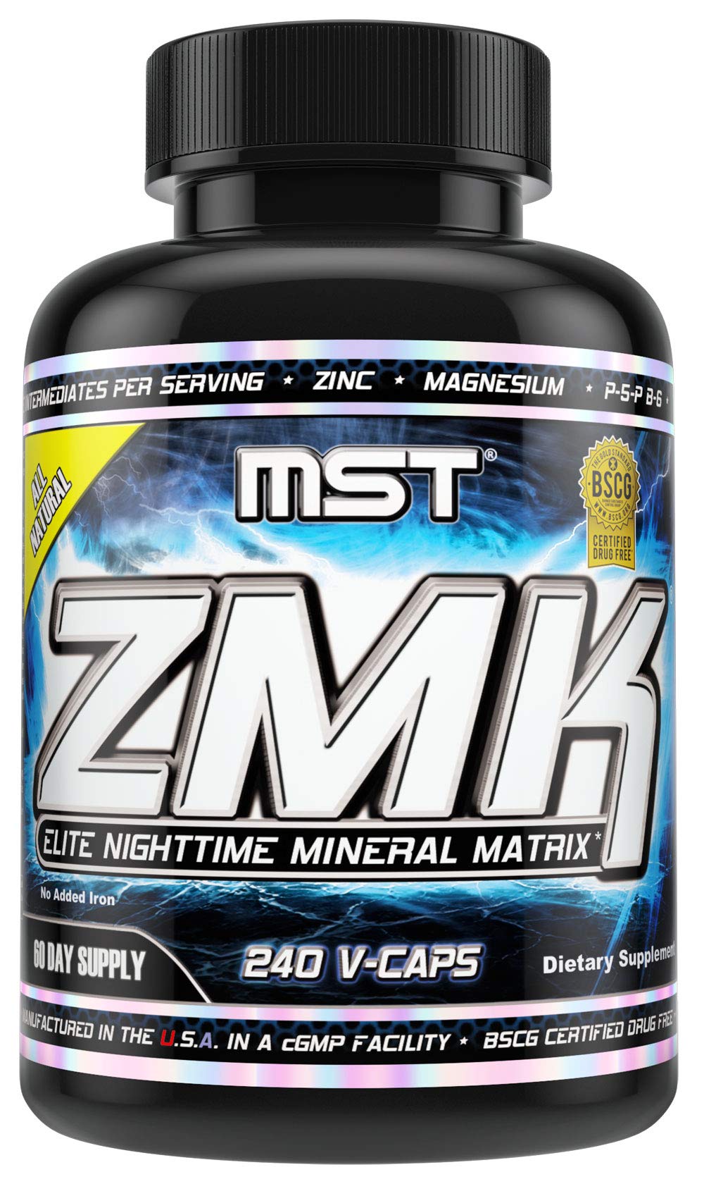 MST ZMK Nighttime bottle label
