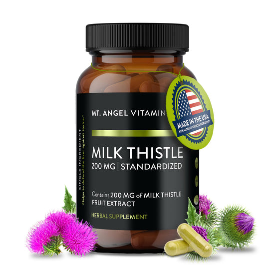 Mt. Angel Milk Thistle bottle – 60 capsules