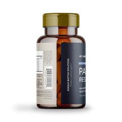Non-GMO, vegan capsules close-up
