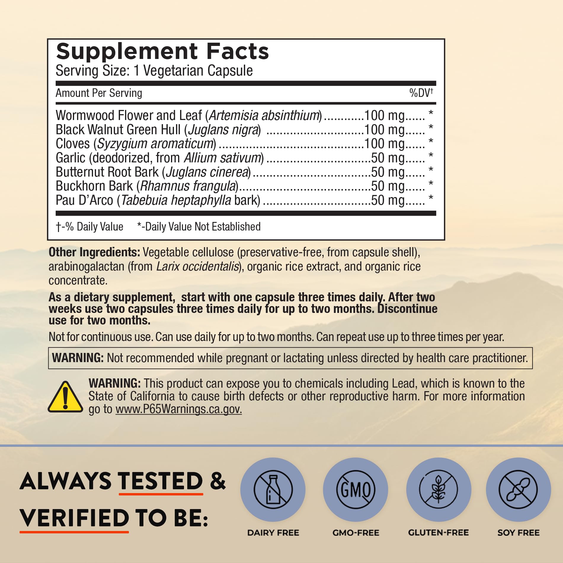 Easy-to-take capsule serving size