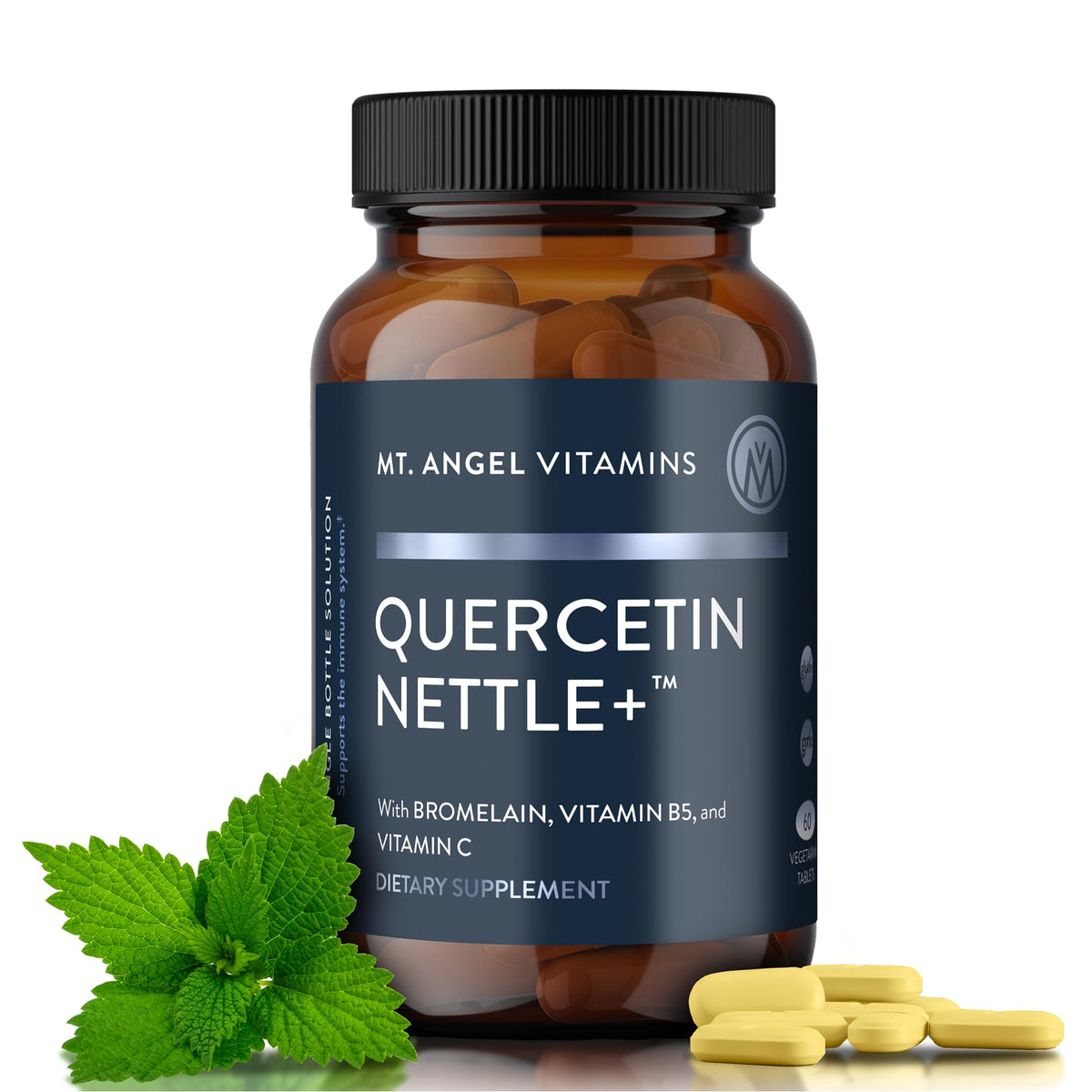 Mt. Angel Vitamins Quercetin Nettle+ bottle