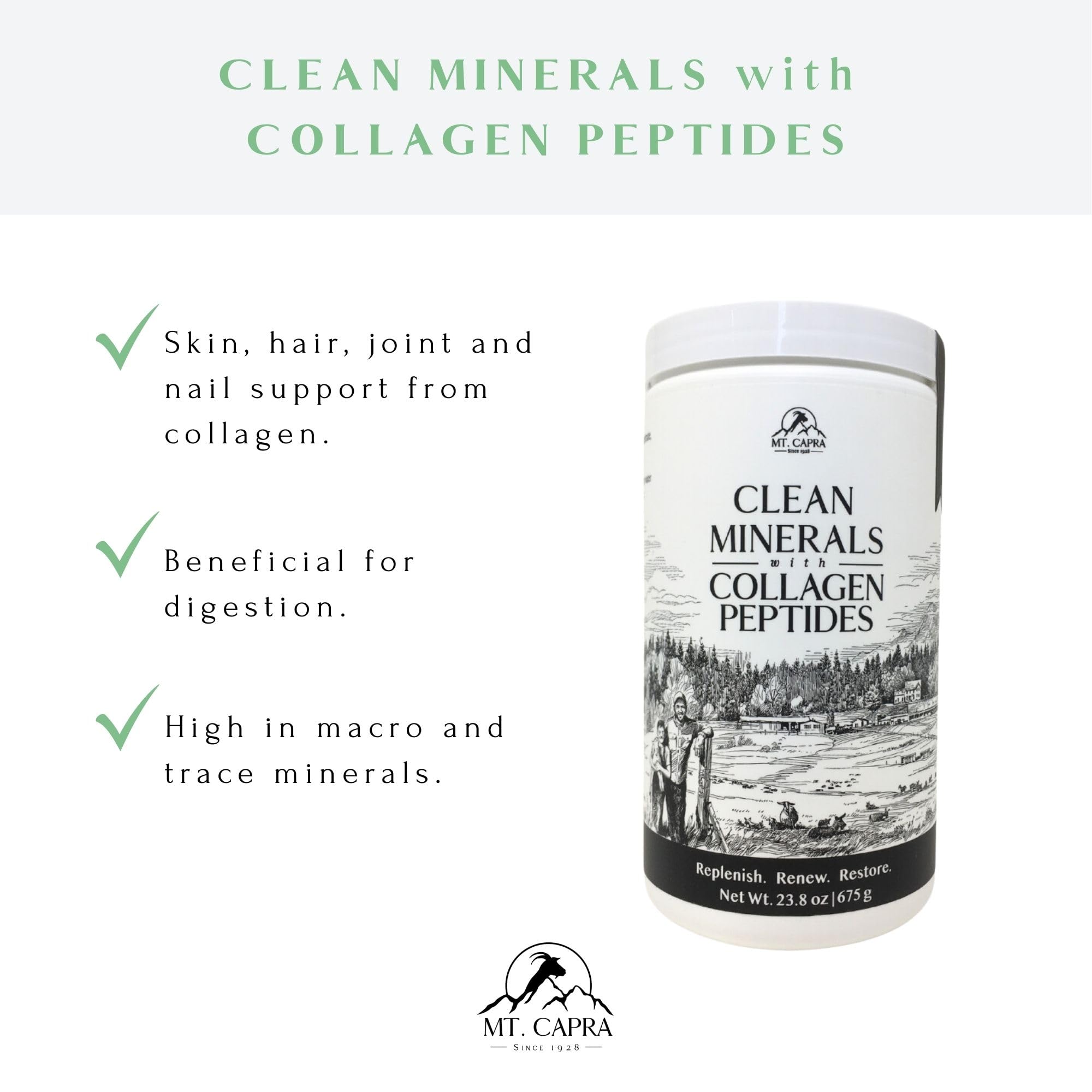 Label highlights 10 g protein per serving and 23.8 oz size
