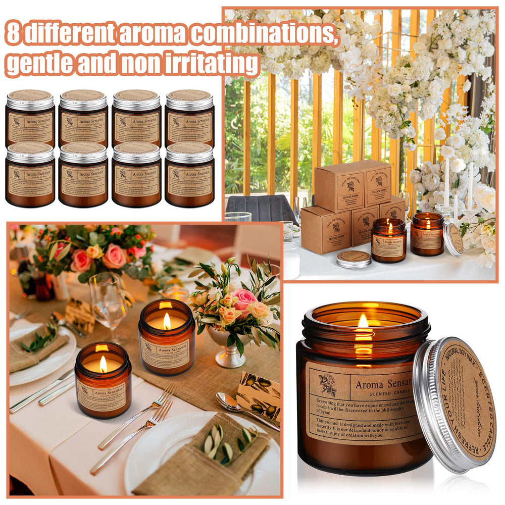 Rose and sandalwood candle from MTLEE set