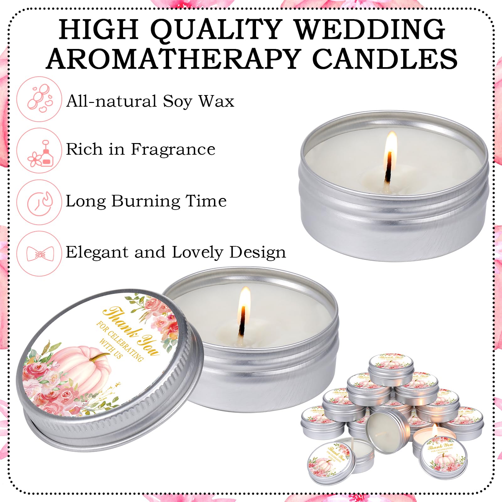 MTLEE 50-piece favors provide ample keepsakes for baby shower guests.