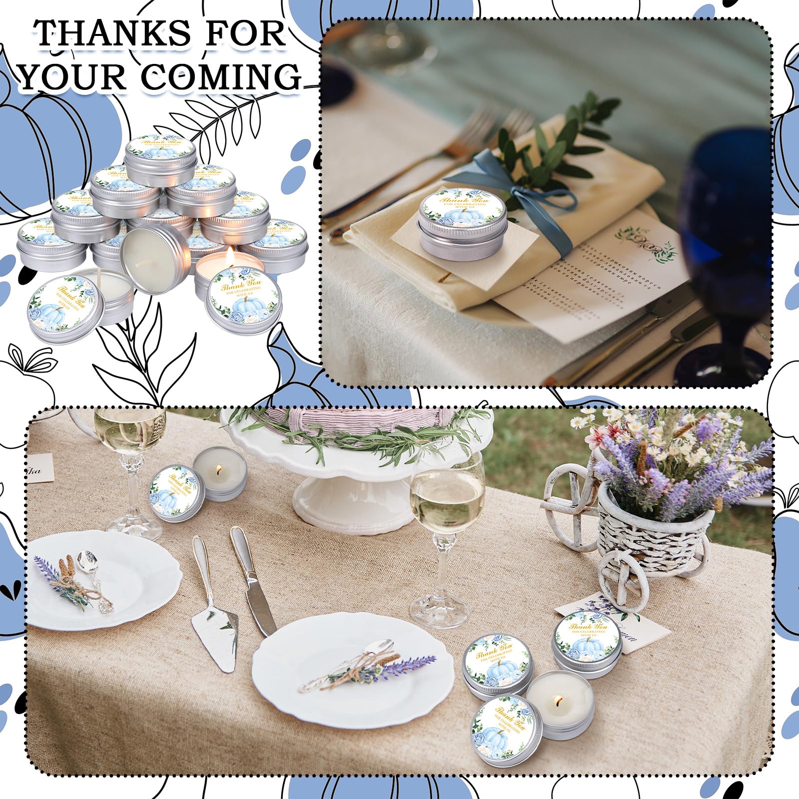 MTLEE 50-piece pack ideal for baby showers