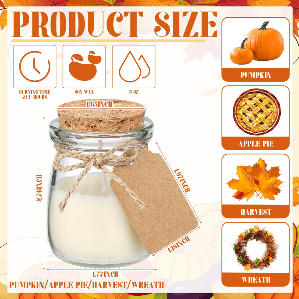 Bridal shower or wedding decor candles