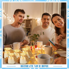 Group shot of 50 soy wax candles for weddings and gifts