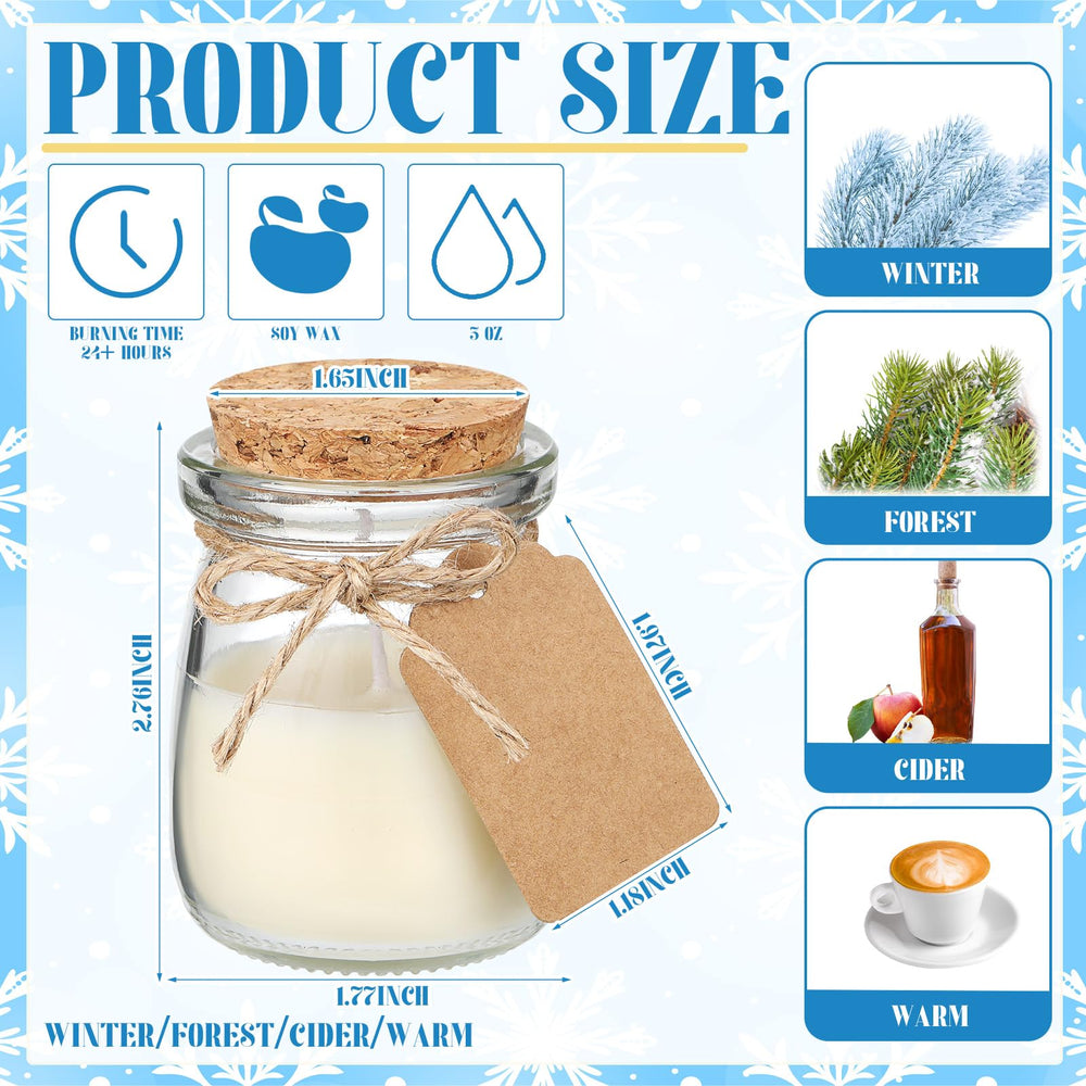 Rustic packaging with kraft paper and glass jar candle