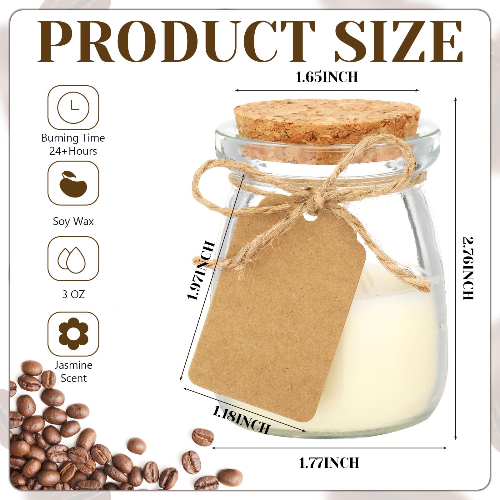 Safety and usage reminders for wedding candles