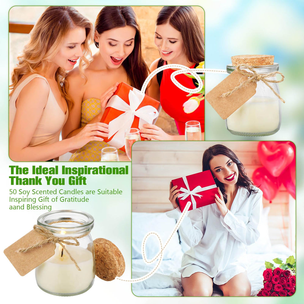 MTLEE giftable candles suitable for baby showers and parties