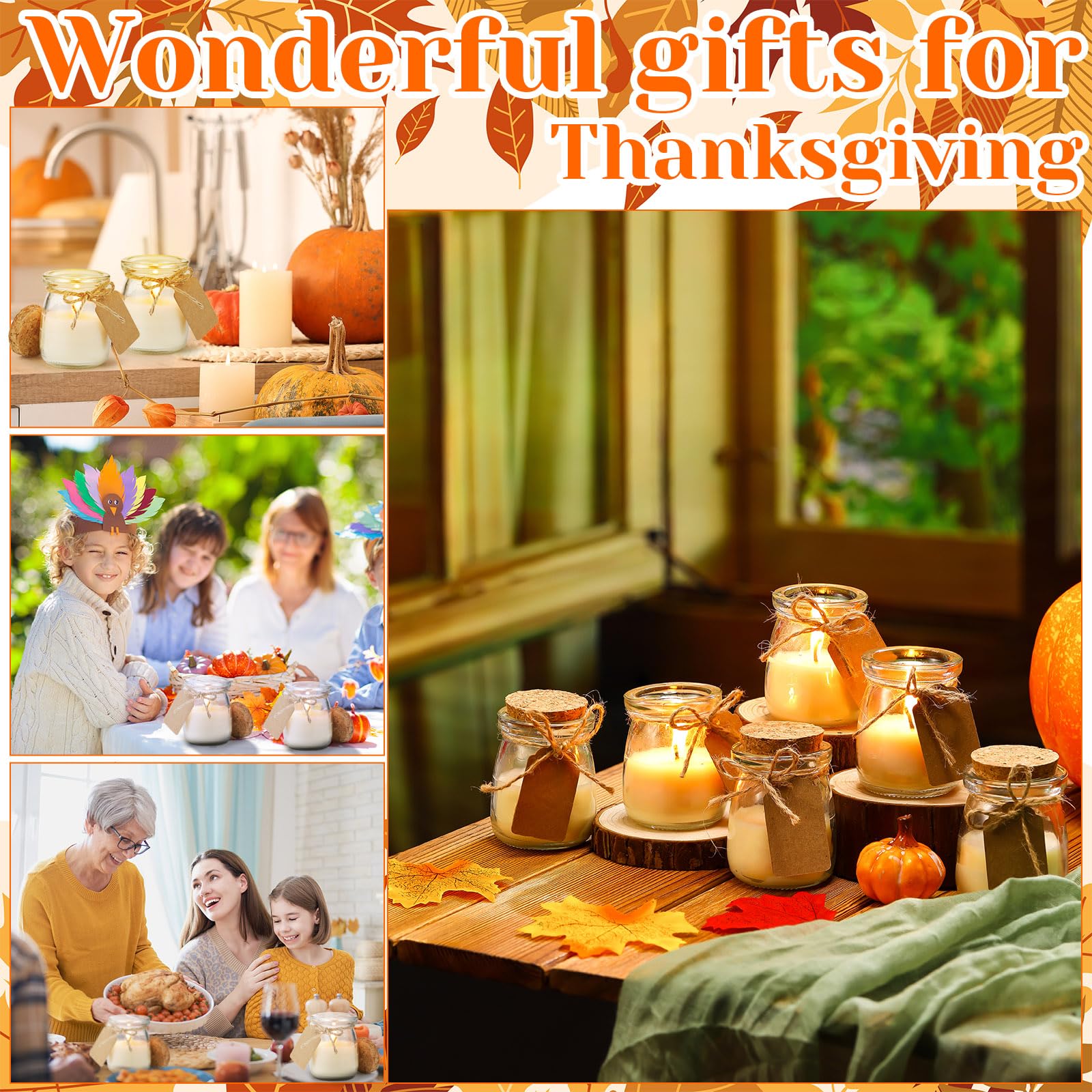 Ginger Pumpkin scented candle jar