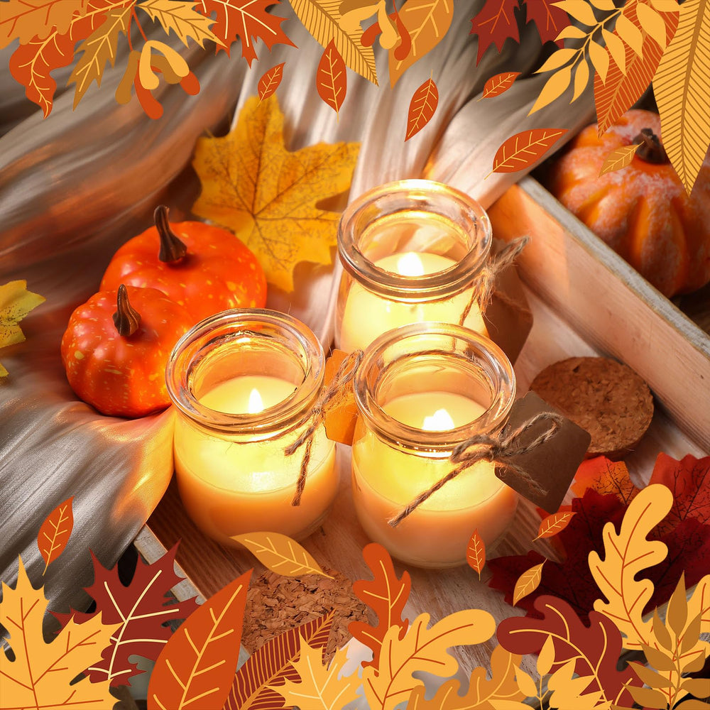 Red Apple scented candle jar