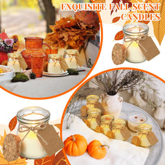 Syrup scented candle jar