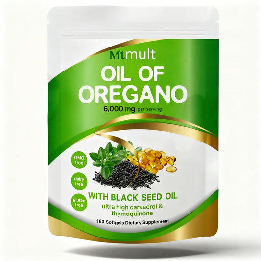 MTMULT oregano oil blend capsules - 180 softgels