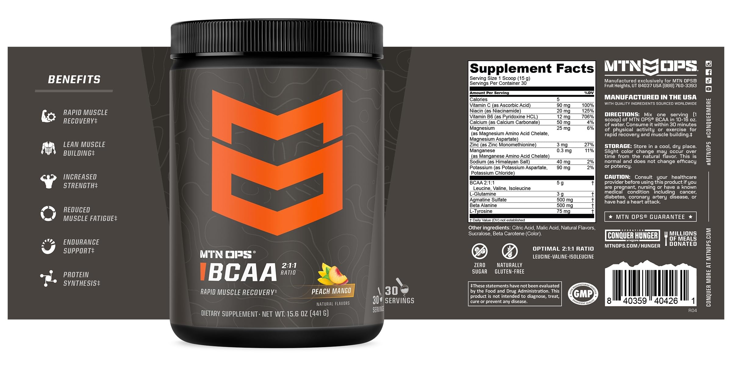 Athlete during workout with MTN OPS BCAA