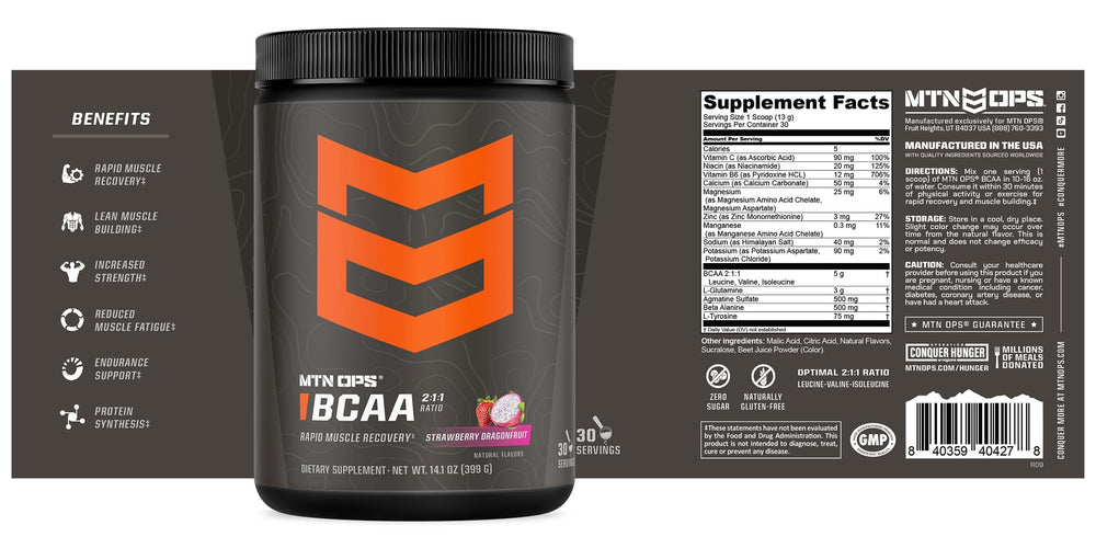 Strawberry Dragonfruit flavor BCAA product image