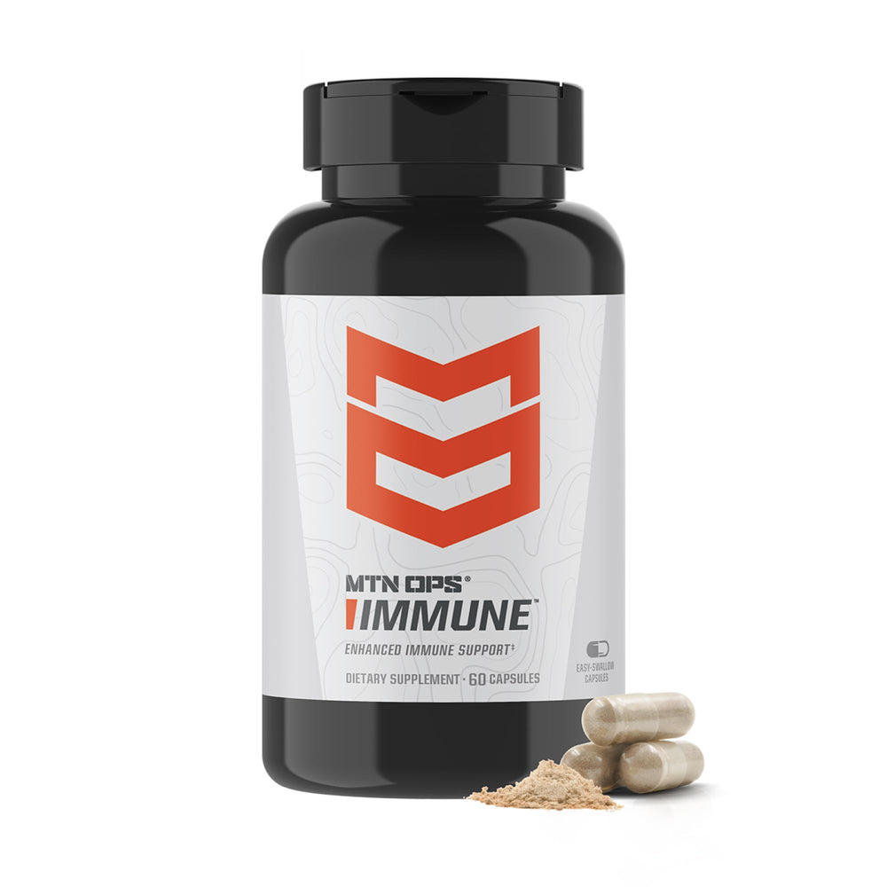 MTN OPS IMMUNE bottle label