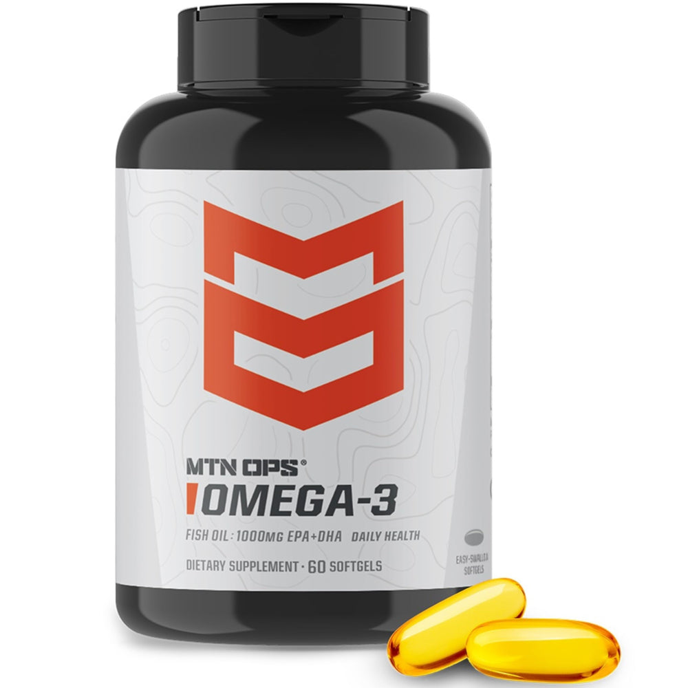 MTN OPS Omega-3 Fish Oil bottle