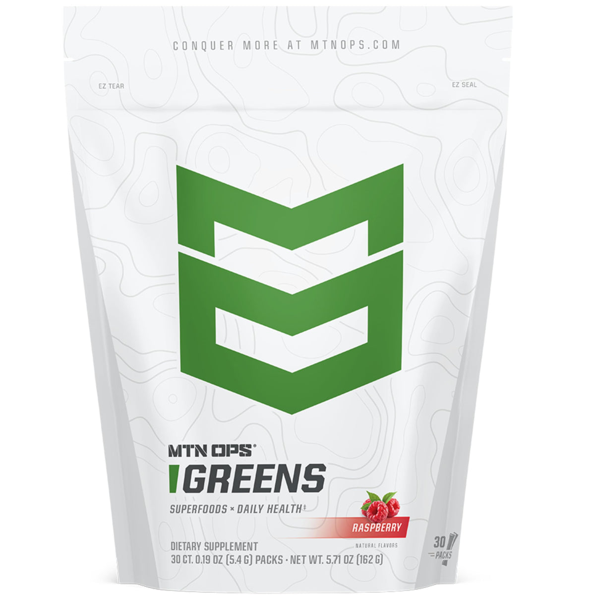 MTN OPS Super Greens immune health powder canister