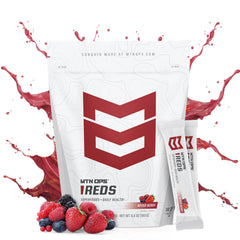 MTN OPS Super Reds packaging with individual sachets